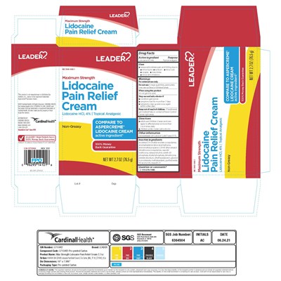 6364504 CAH LDR MS Lidocaine Pain Relief Cream 2.7oz Carton_WAL_TP-26_5715982_V2.jpg Carton Label - 6364504 CAH LDR MS Lidocaine Pain Relief Cream 2.7oz Carton WAL TP 26 5715982 V2